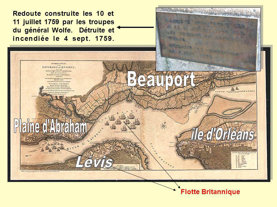 Beauport Plaine d Abraham Lévis île d Orléans