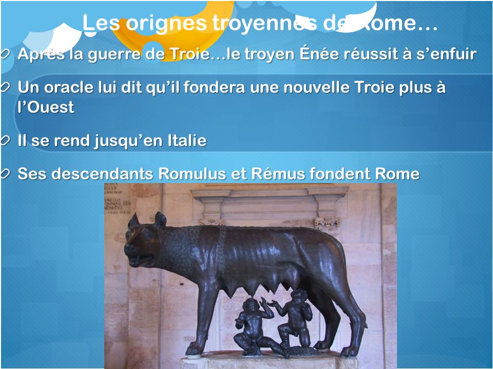 Les orignes troyennes de Rome…