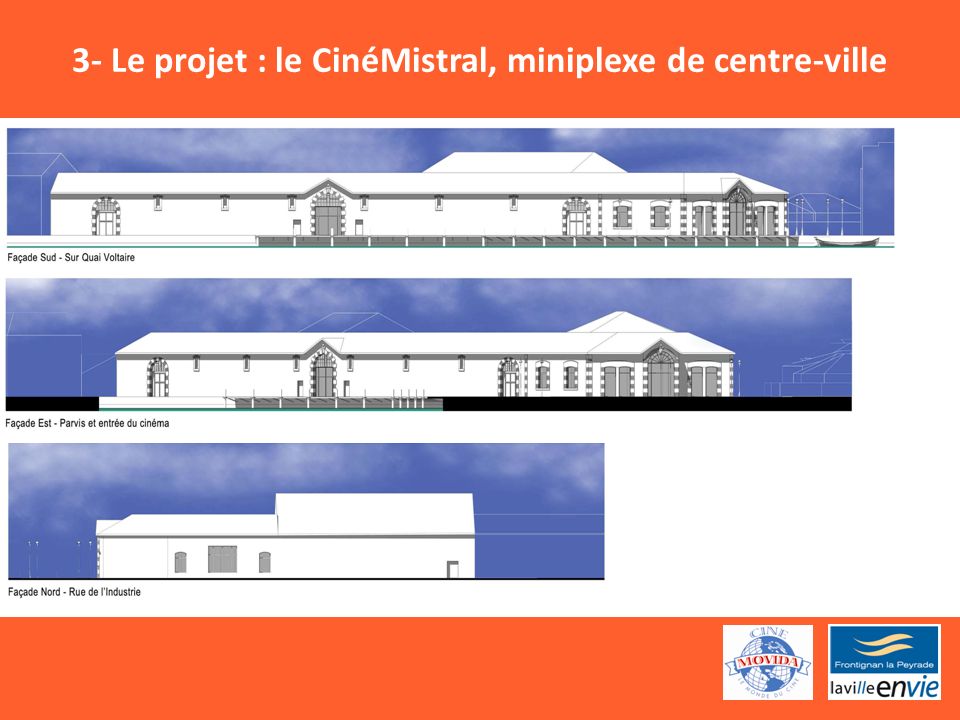 3- Le projet : le CinéMistral, miniplexe de centre-ville