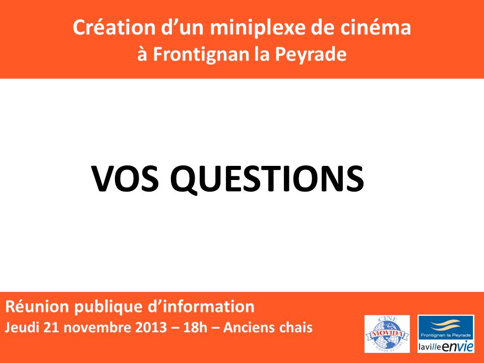 Création d’un miniplexe de cinéma à Frontignan la Peyrade