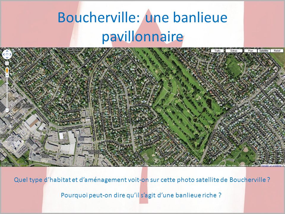 Boucherville: une banlieue pavillonnaire