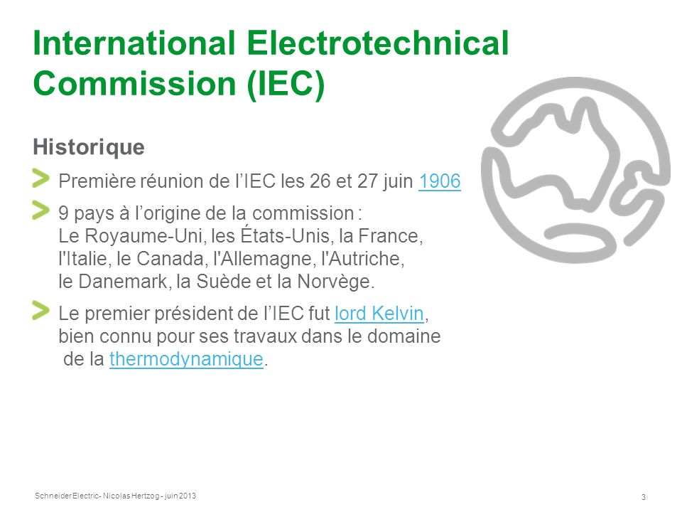 International Electrotechnical Commission (IEC)