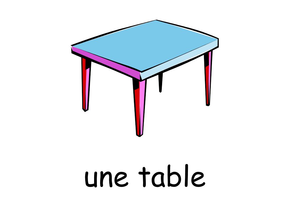 une table