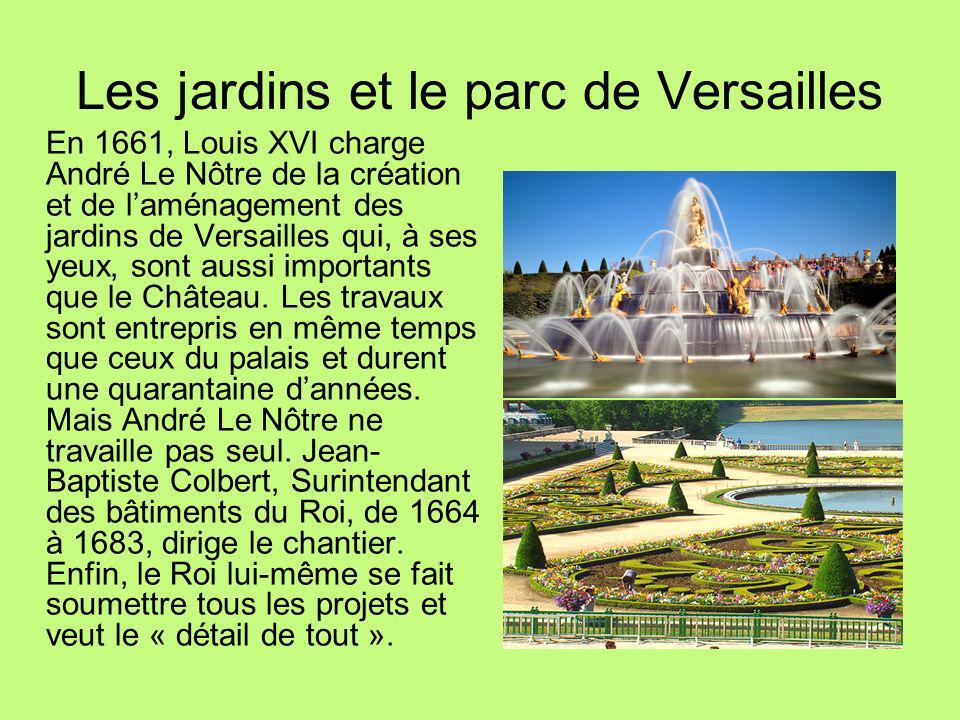 Les jardins et le parc de Versailles