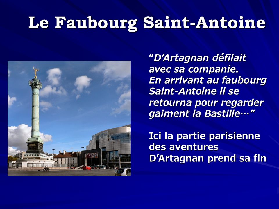 Le Faubourg Saint-Antoine
