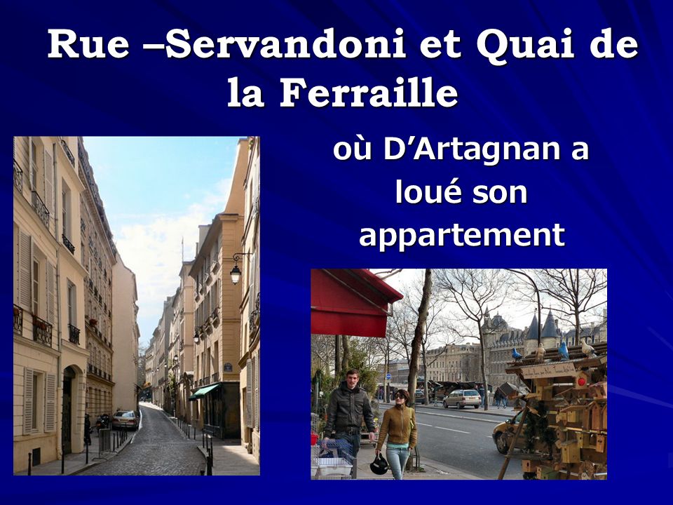 Rue –Servandoni et Quai de