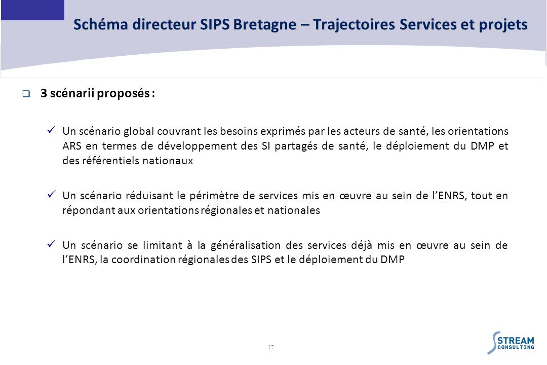 Schéma directeur SIPS Bretagne – Trajectoires Services et projets