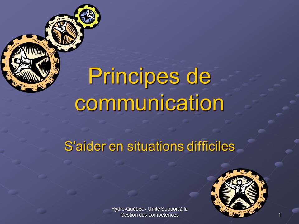 Principes de communication