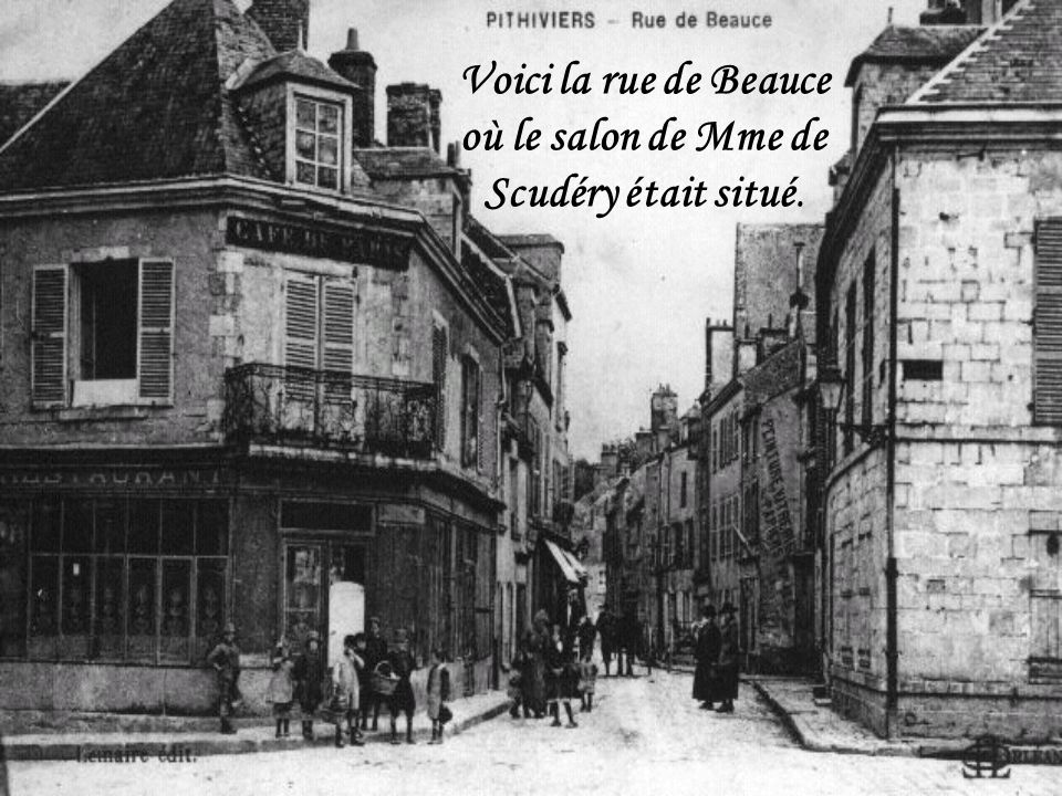 Voici la rue de Beauce où le salon de Mme de Scudéry était situé.