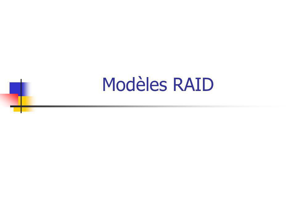 Modèles RAID