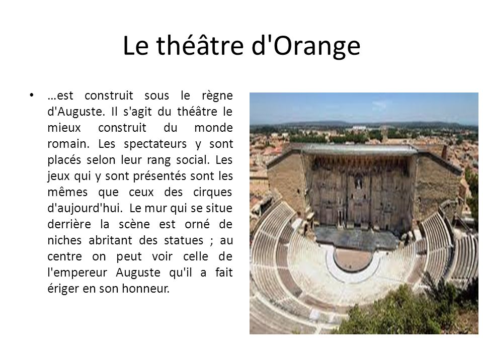 Le théâtre d Orange
