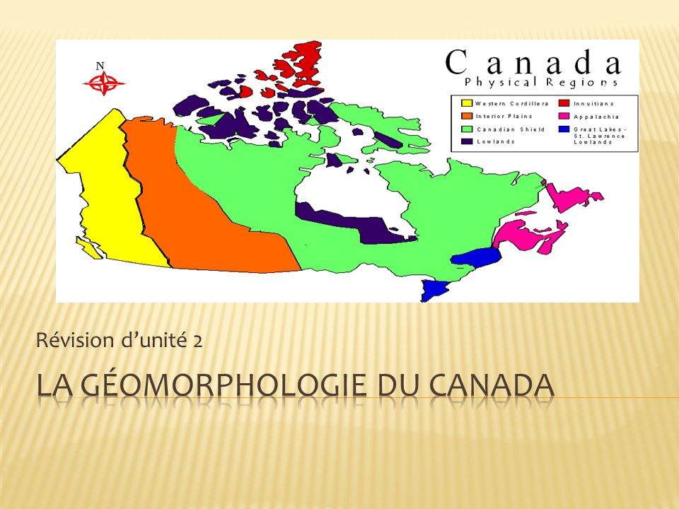 La gÉomorphologie du canada