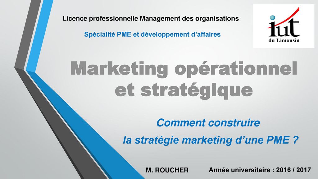 Marketing opérationnel et stratégique