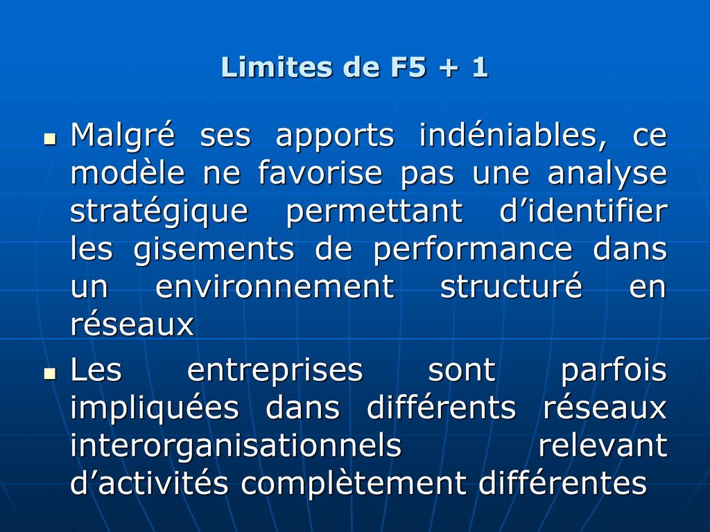Limites de F5 + 1