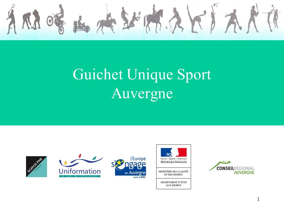 Guichet Unique Sport Auvergne