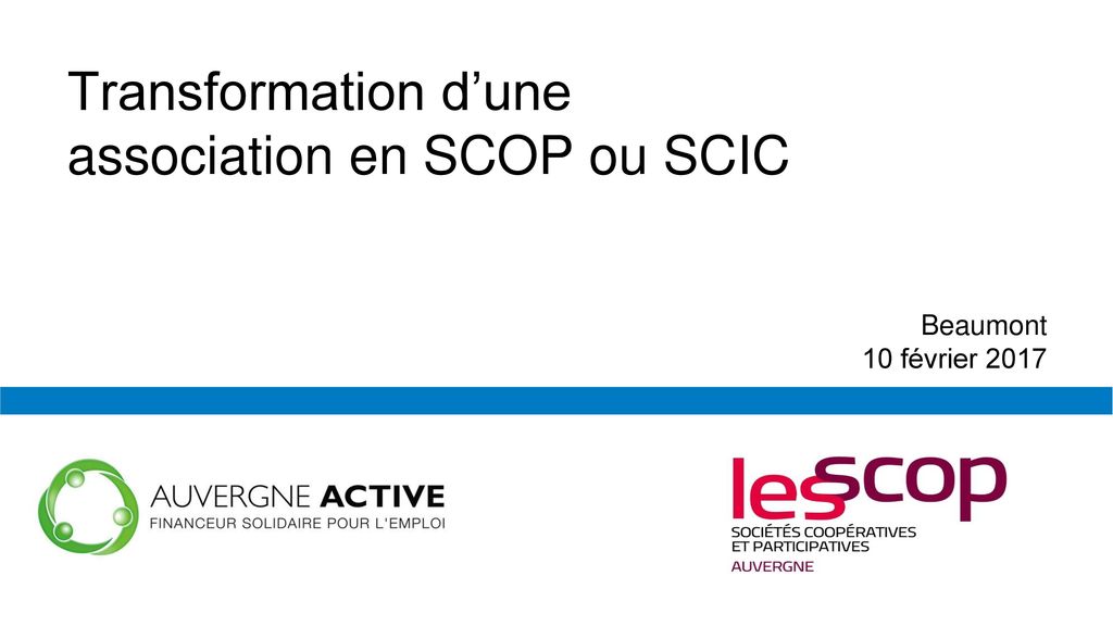 Transformation d’une association en SCOP ou SCIC