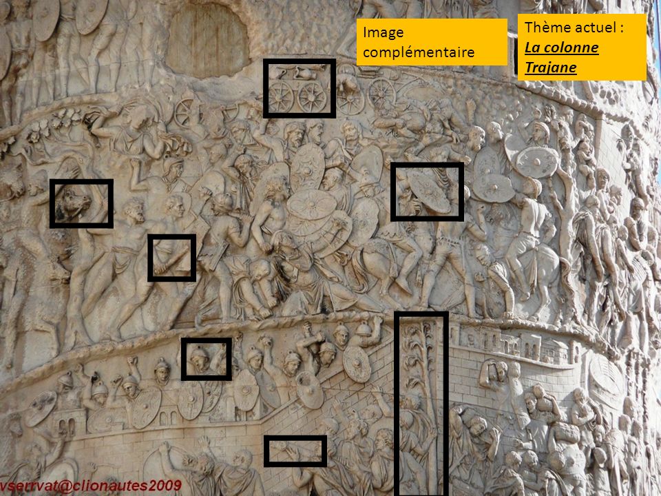 Thème actuel : La colonne Trajane Image complémentaire