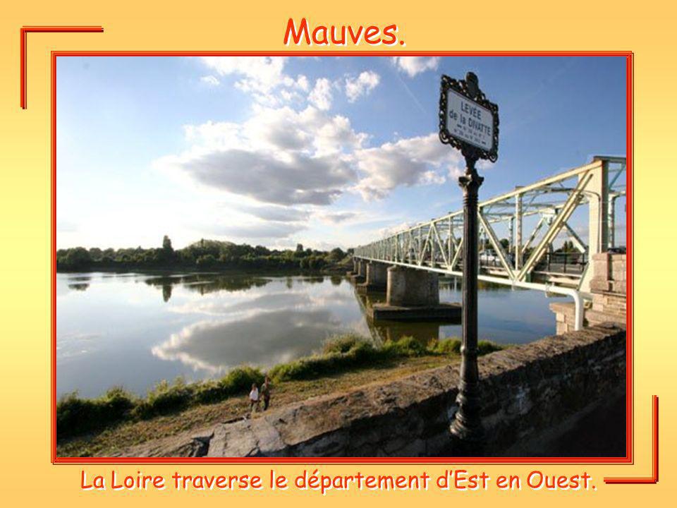 La Loire traverse le département d’Est en Ouest.