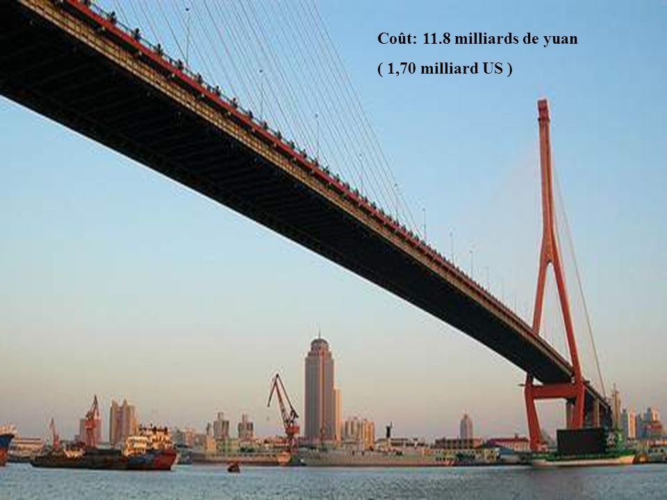 Coût: 11.8 milliards de yuan