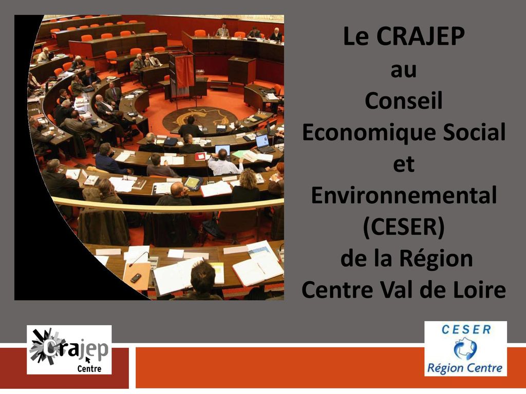 Le CRAJEP au Conseil Economique Social et Environnemental (CESER)