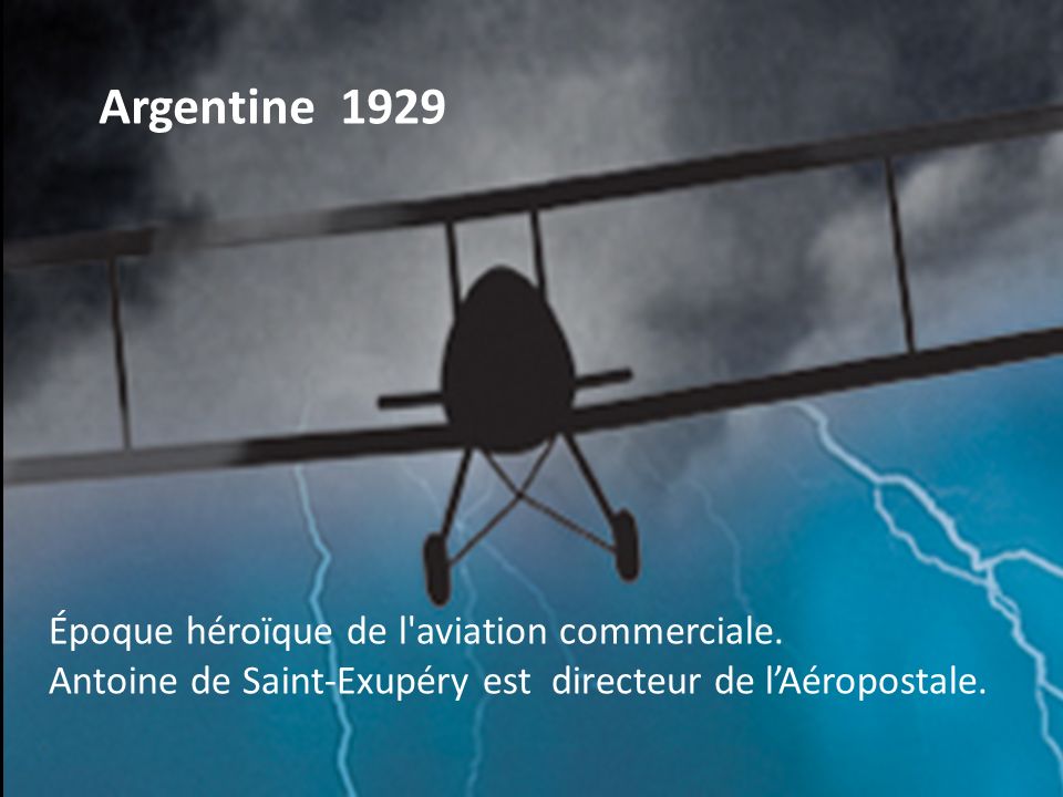 Argentine 1929 Époque héroïque de l aviation commerciale.