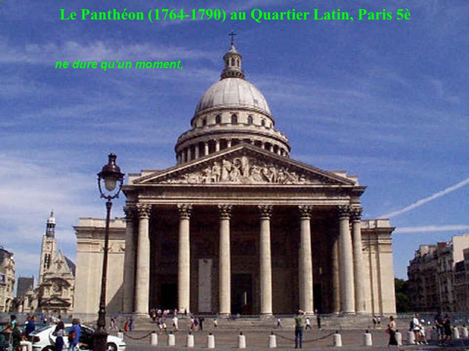 Le Panthéon ( ) au Quartier Latin, Paris 5è