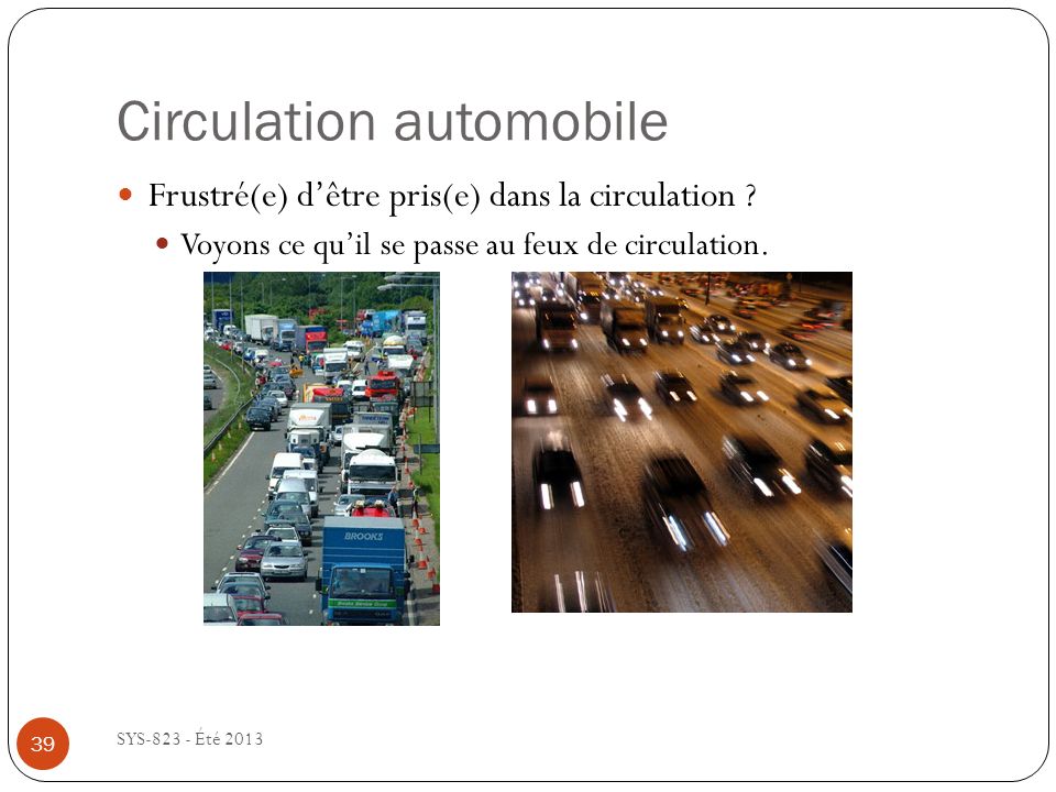 Circulation automobile