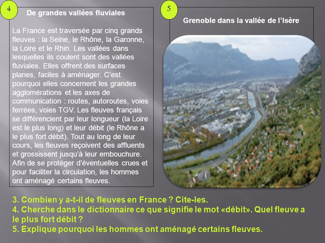 Grenoble dans la vallée de l’Isère