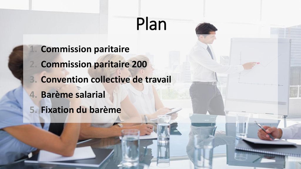 Plan Commission paritaire Commission paritaire 200