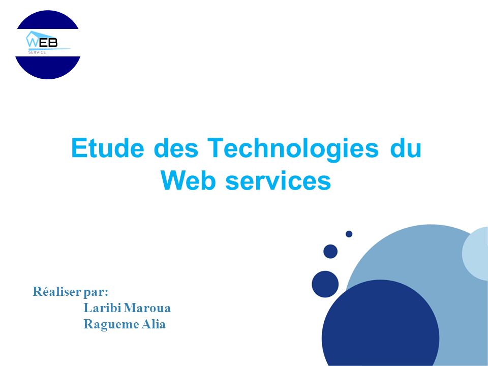 Etude des Technologies du Web services