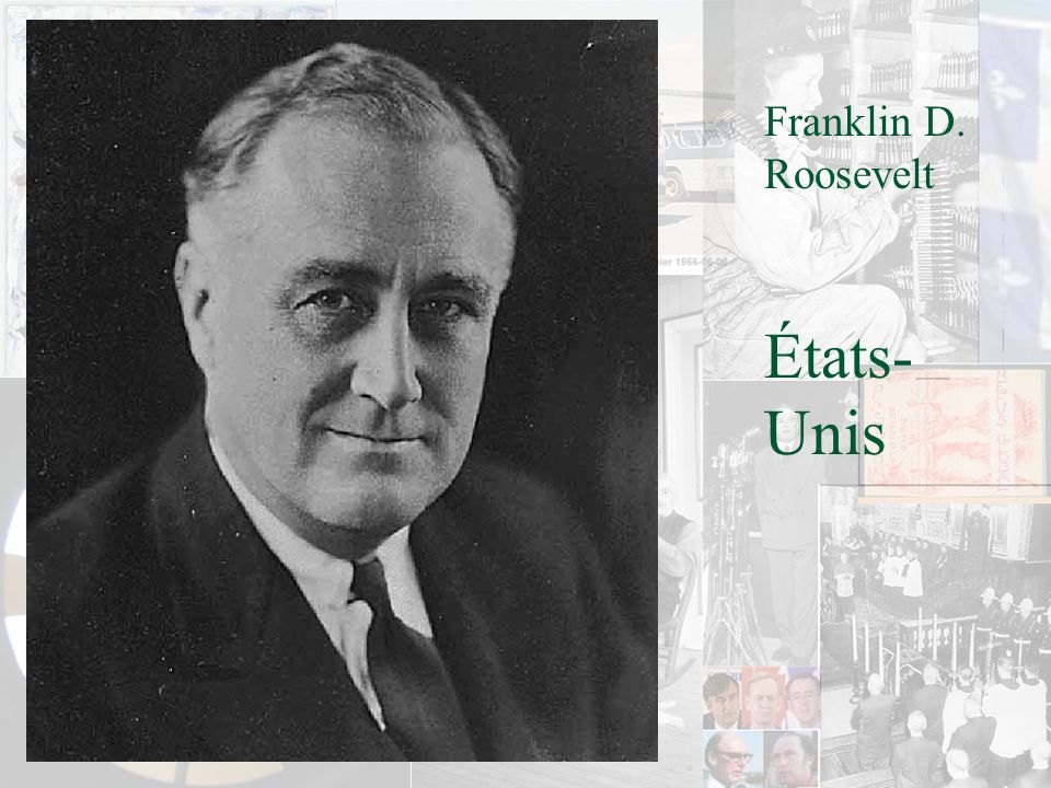 Franklin D. Roosevelt États-Unis