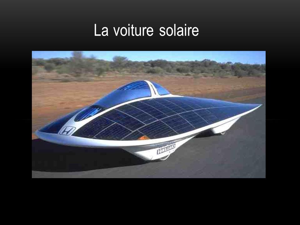 La voiture solaire