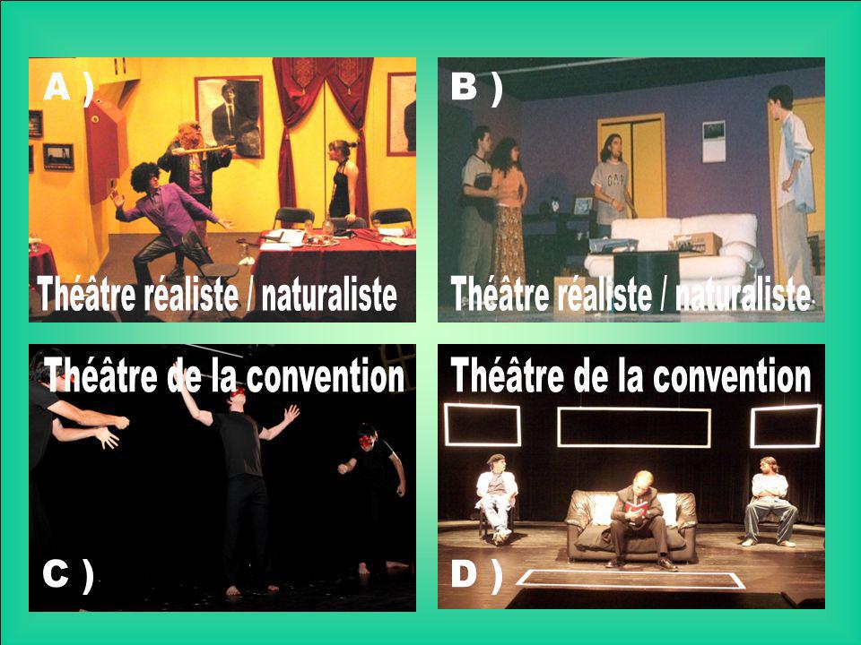Théâtre réaliste / naturaliste Théâtre réaliste / naturaliste