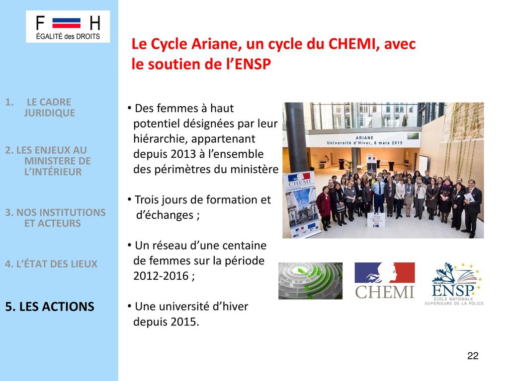 Le Cycle Ariane, un cycle du CHEMI, avec le soutien de l’ENSP