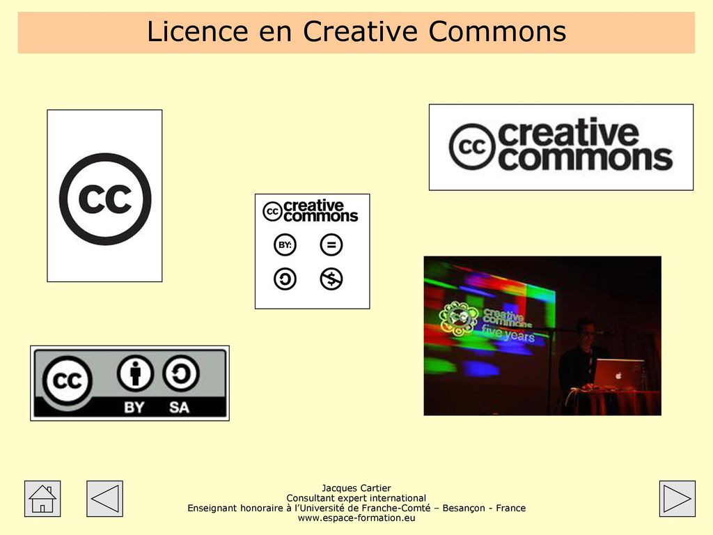 Licence en Creative Commons