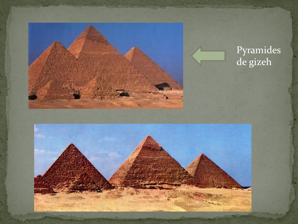 Pyramides de gizeh