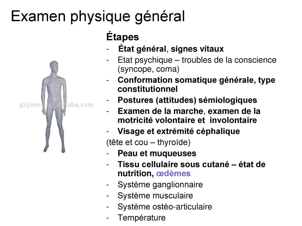 Examen physique général