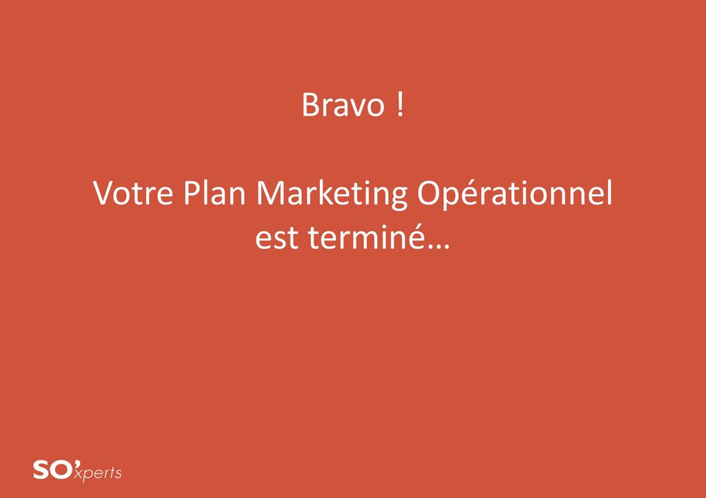Votre Plan Marketing Opérationnel