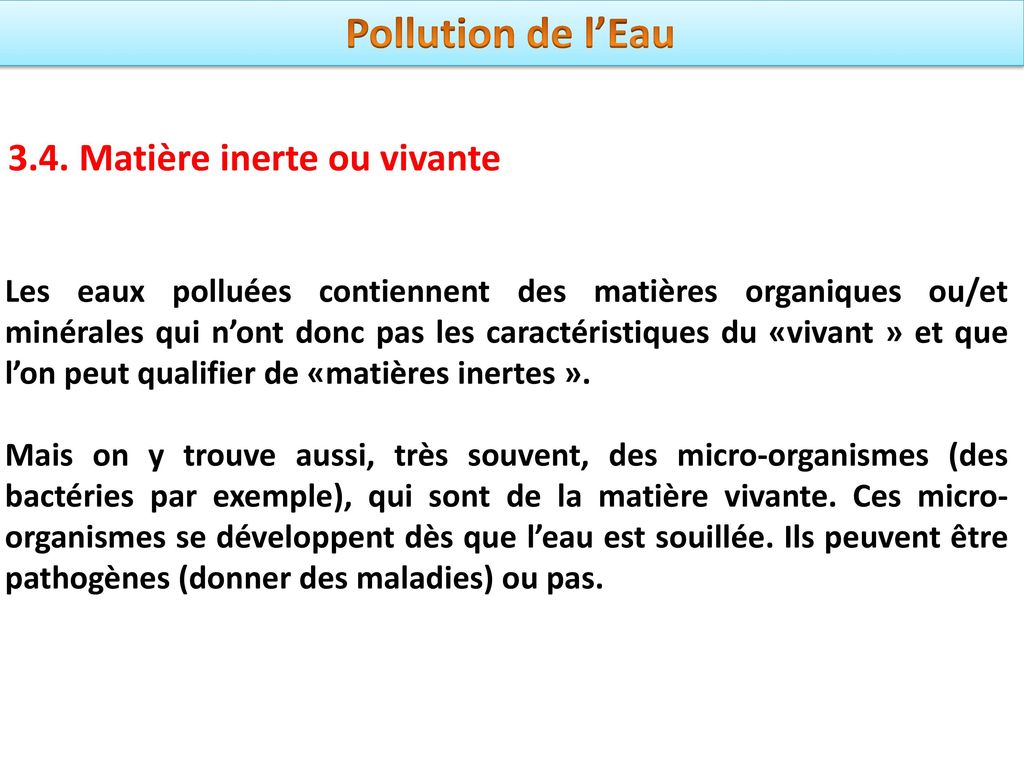 Pollution De Leau Ppt Télécharger