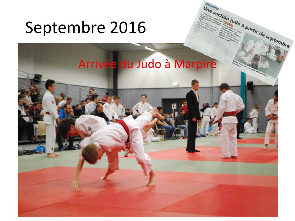 Arrivée du Judo à Marpiré