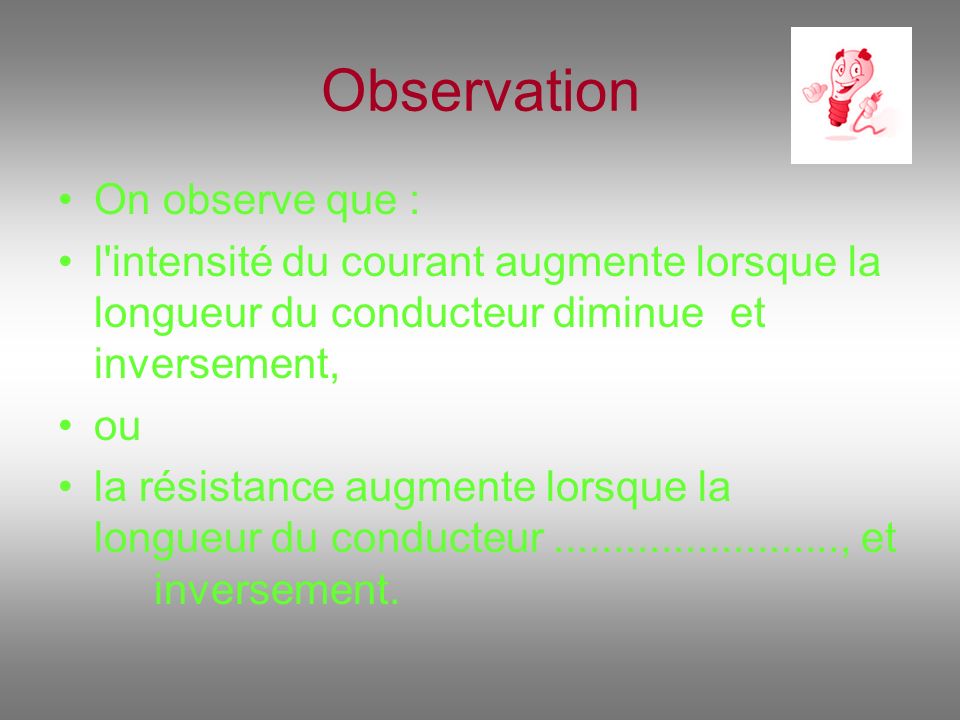 Observation On observe que :