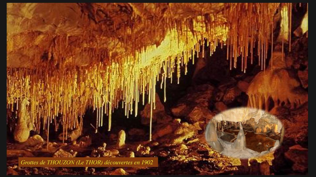 Grottes de THOUZON (Le THOR) découvertes en 1902