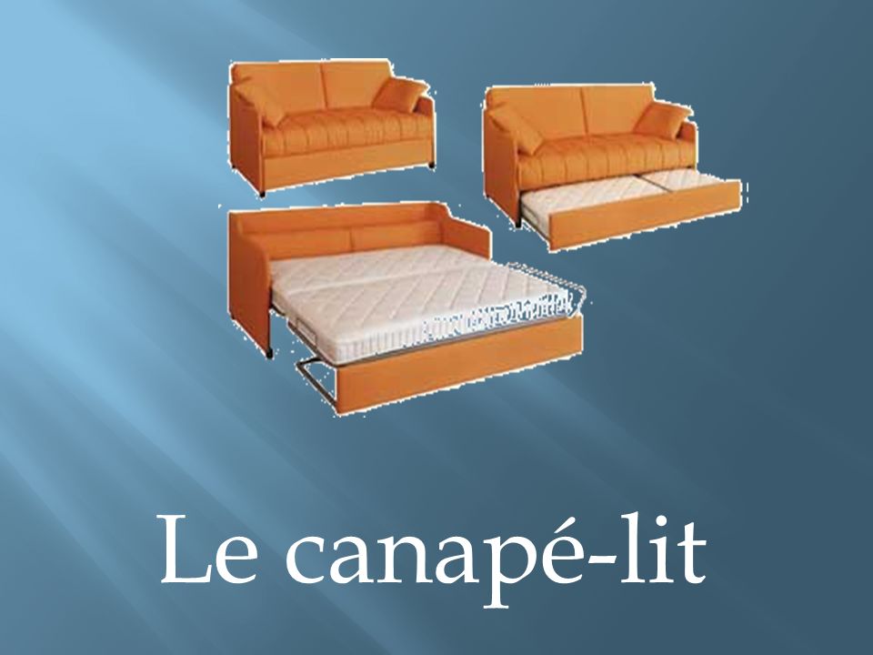 Le canapé-lit