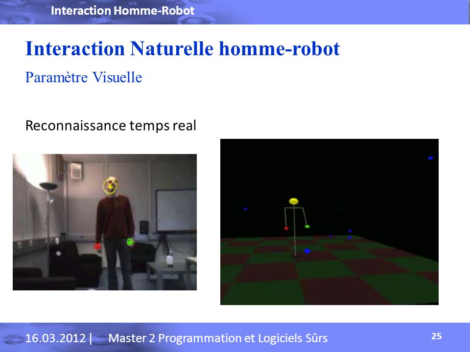 Interaction Naturelle homme-robot