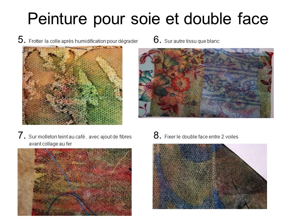 Peinture pour soie et double face