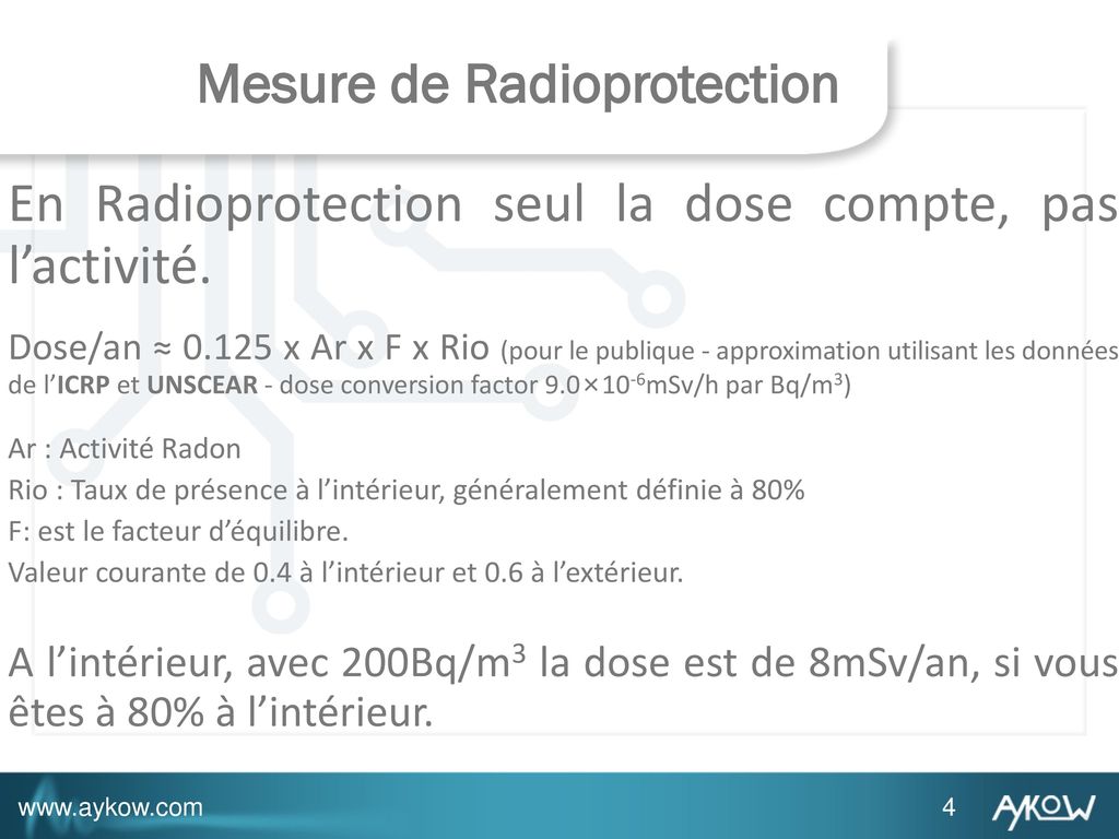 Mesure de Radioprotection
