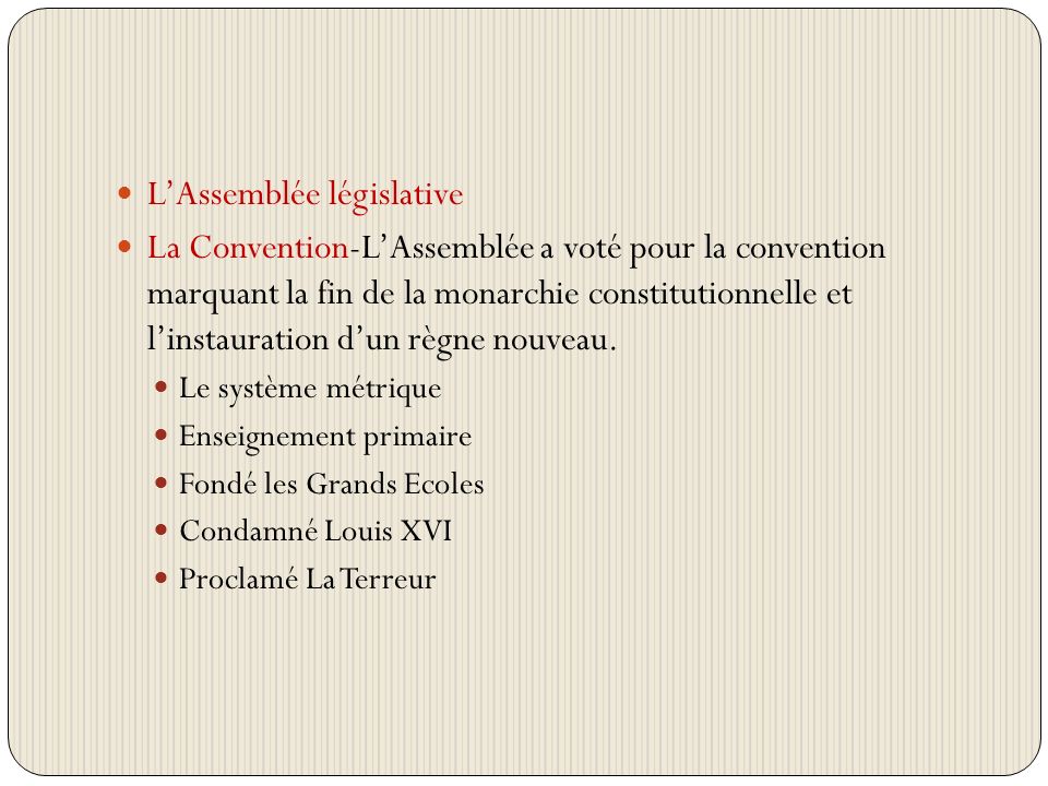 L’Assemblée législative