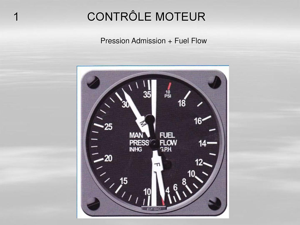 Pression Admission + Fuel Flow
