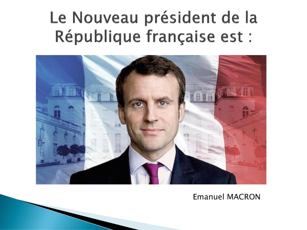 Le Nouveau président de la République française est :