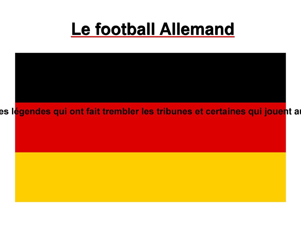 Le football Allemand